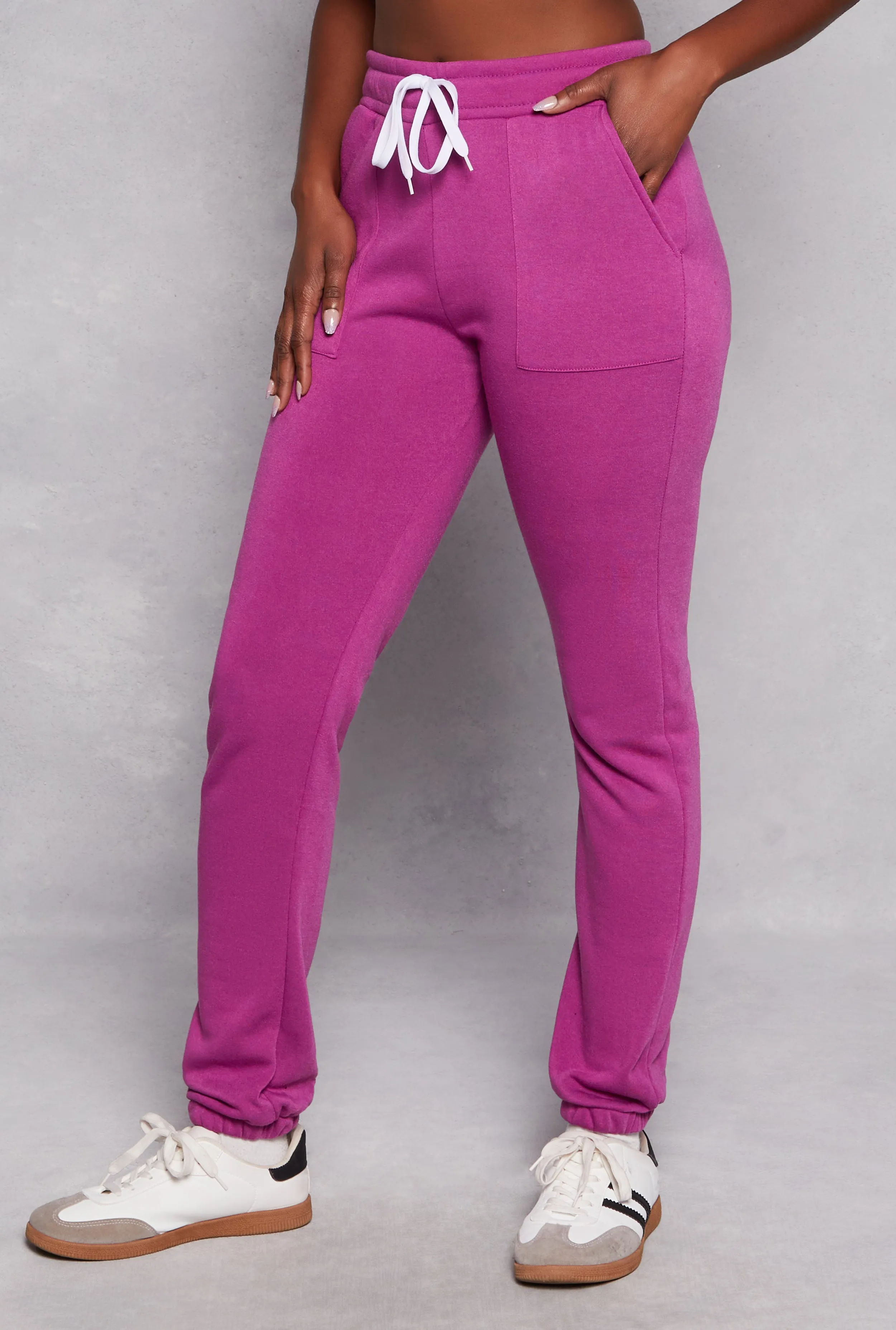 Fleece Lined Drawstring Sweatpants