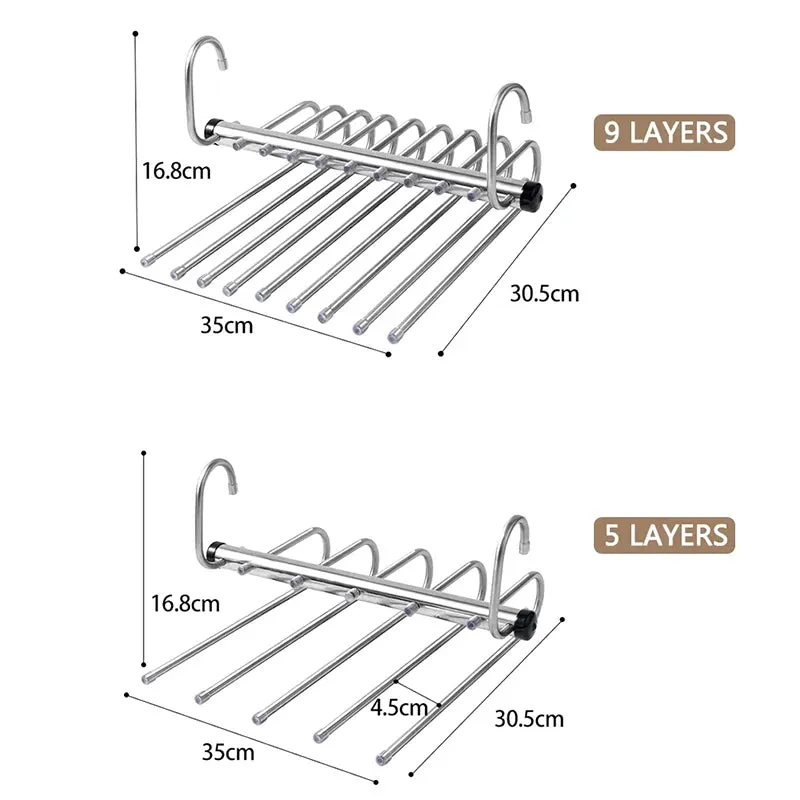 Folding Magic Pants Hangers