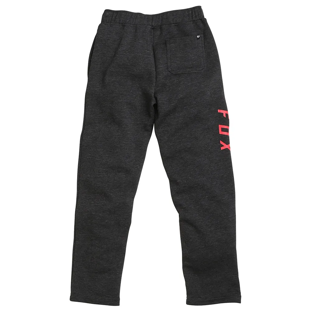 Fox Youth Swisha Fleece Pant - Heather Black