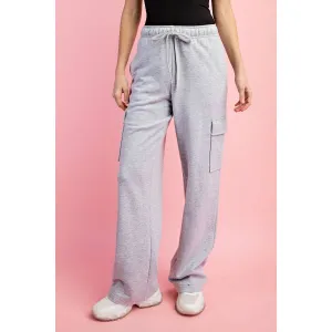 French Terry Cargo Sweatpants in Grey