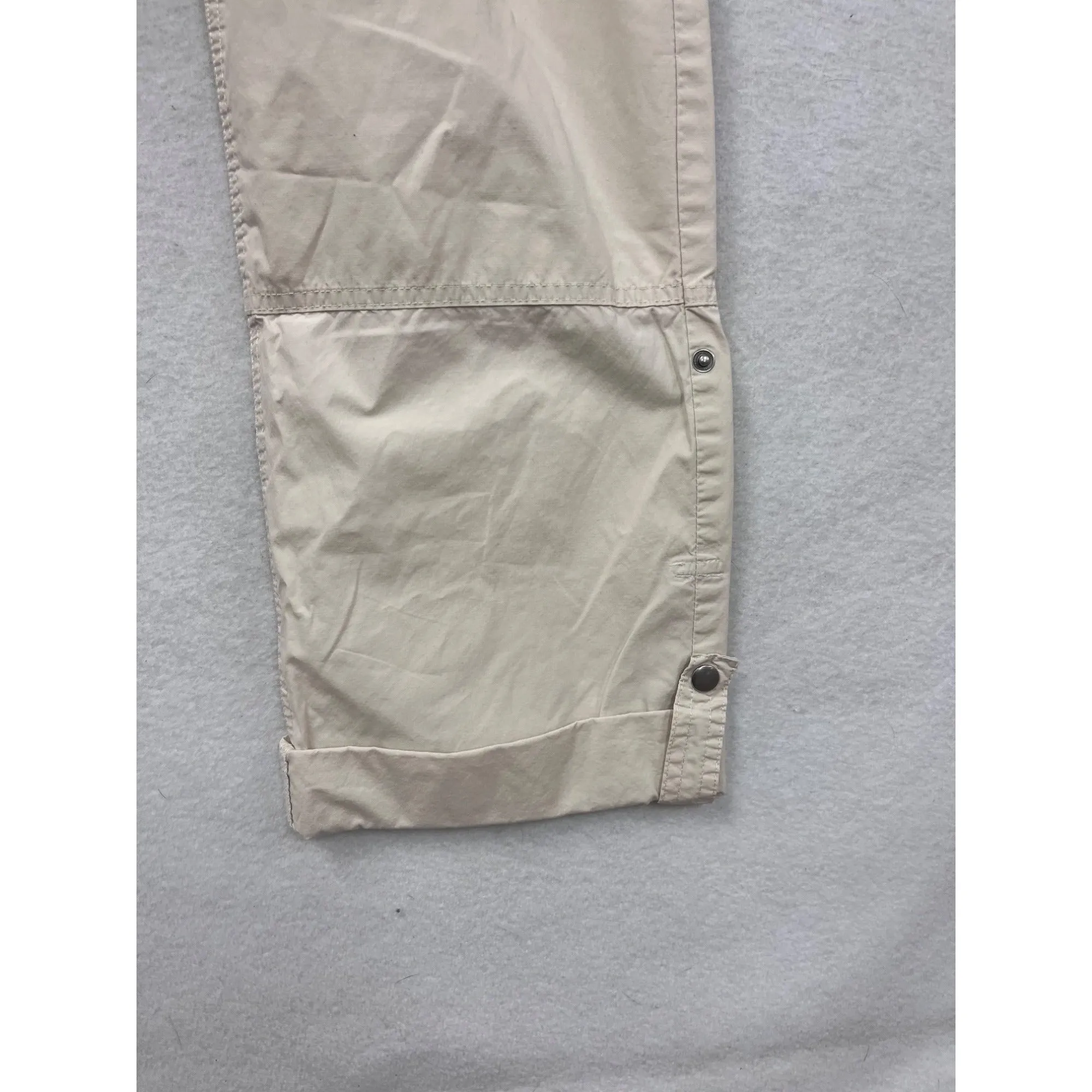 Gap Womens Beige Drawstring Cargo Pants Size 2 #8043