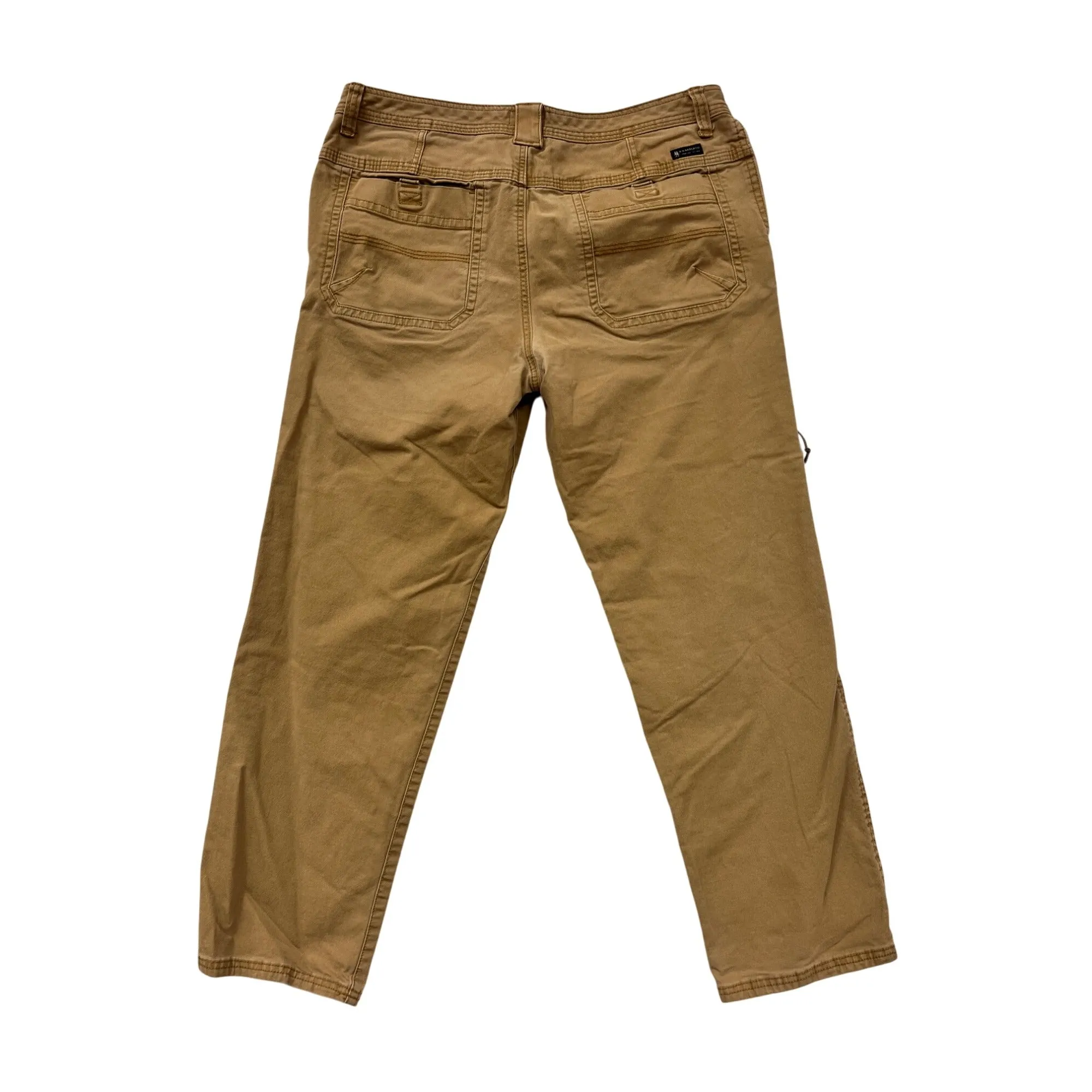 G.H. Bass & Co. Mens Khaki Cargo Pants 36x32 #6606