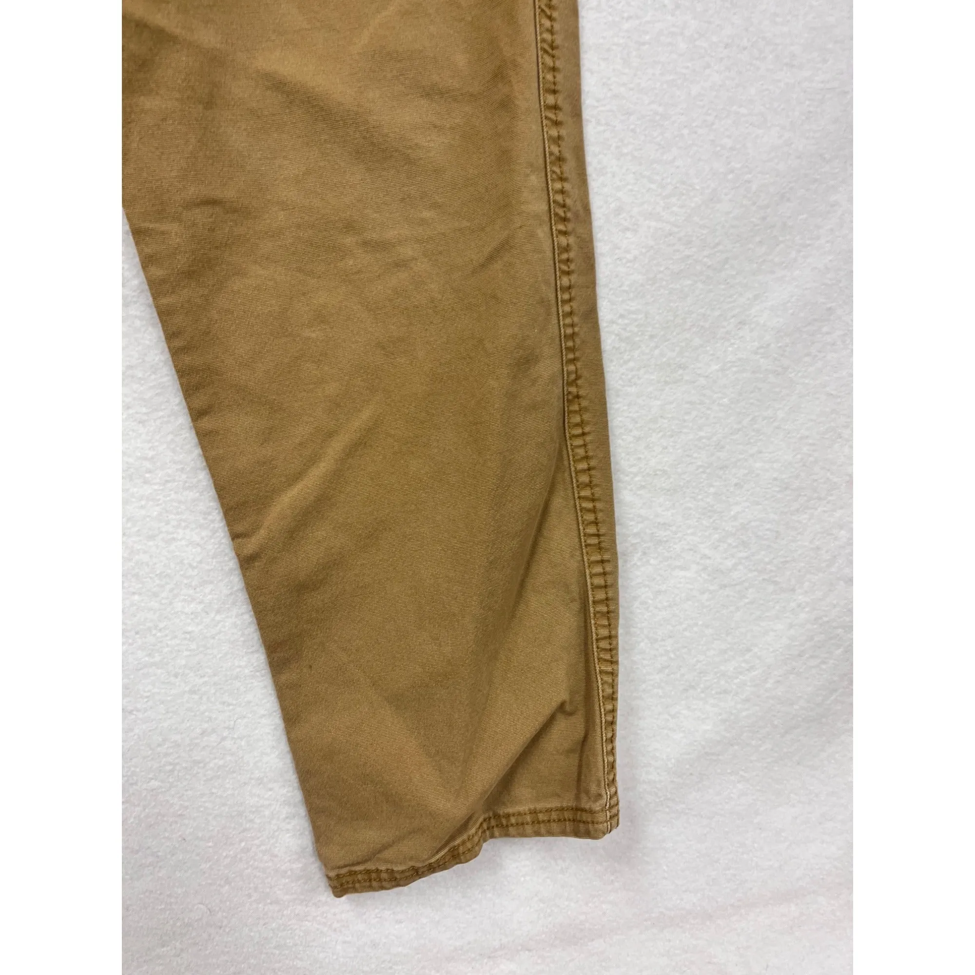 G.H. Bass & Co. Mens Khaki Cargo Pants 36x32 #6606