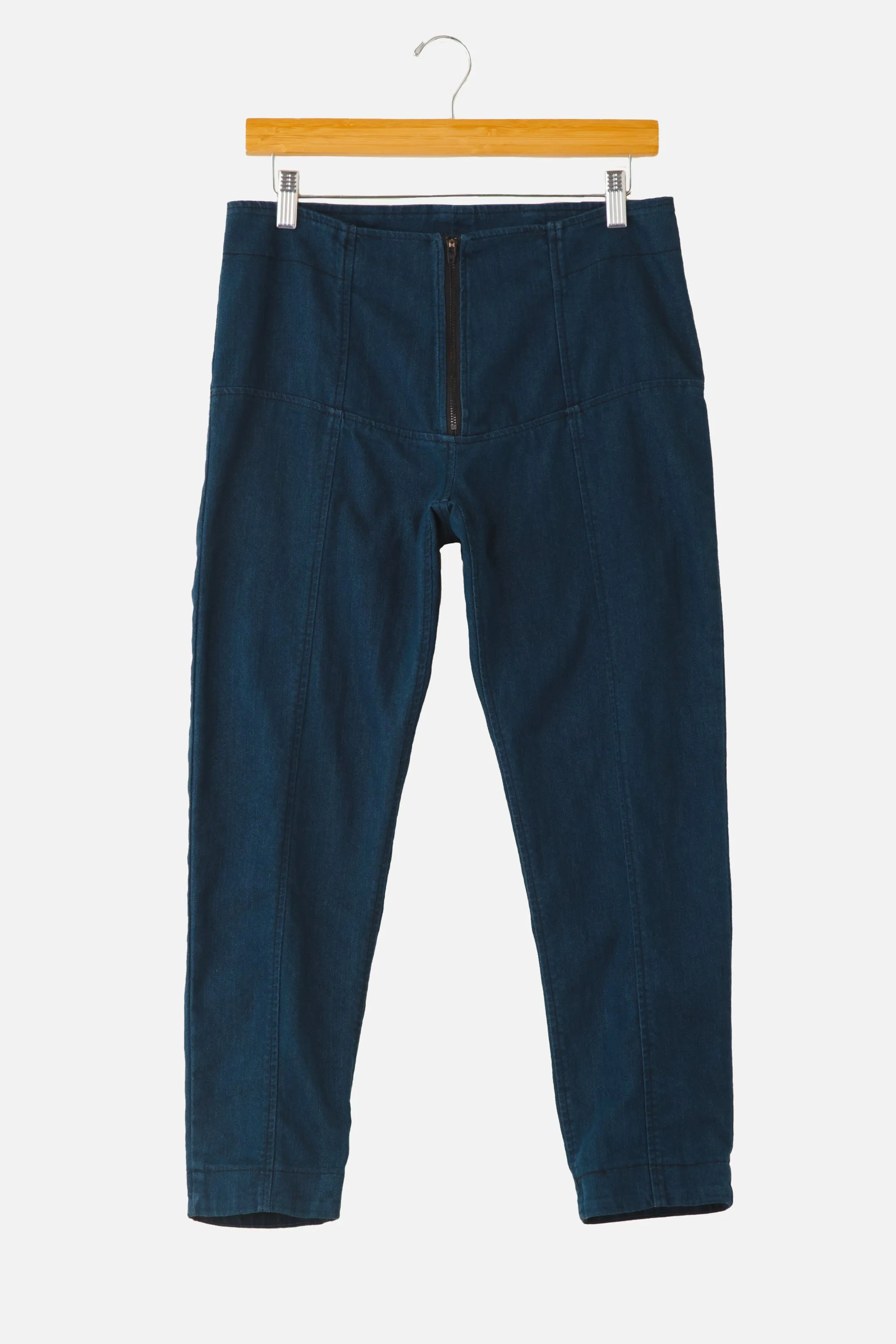 Girdle Capri in Denim Wash
