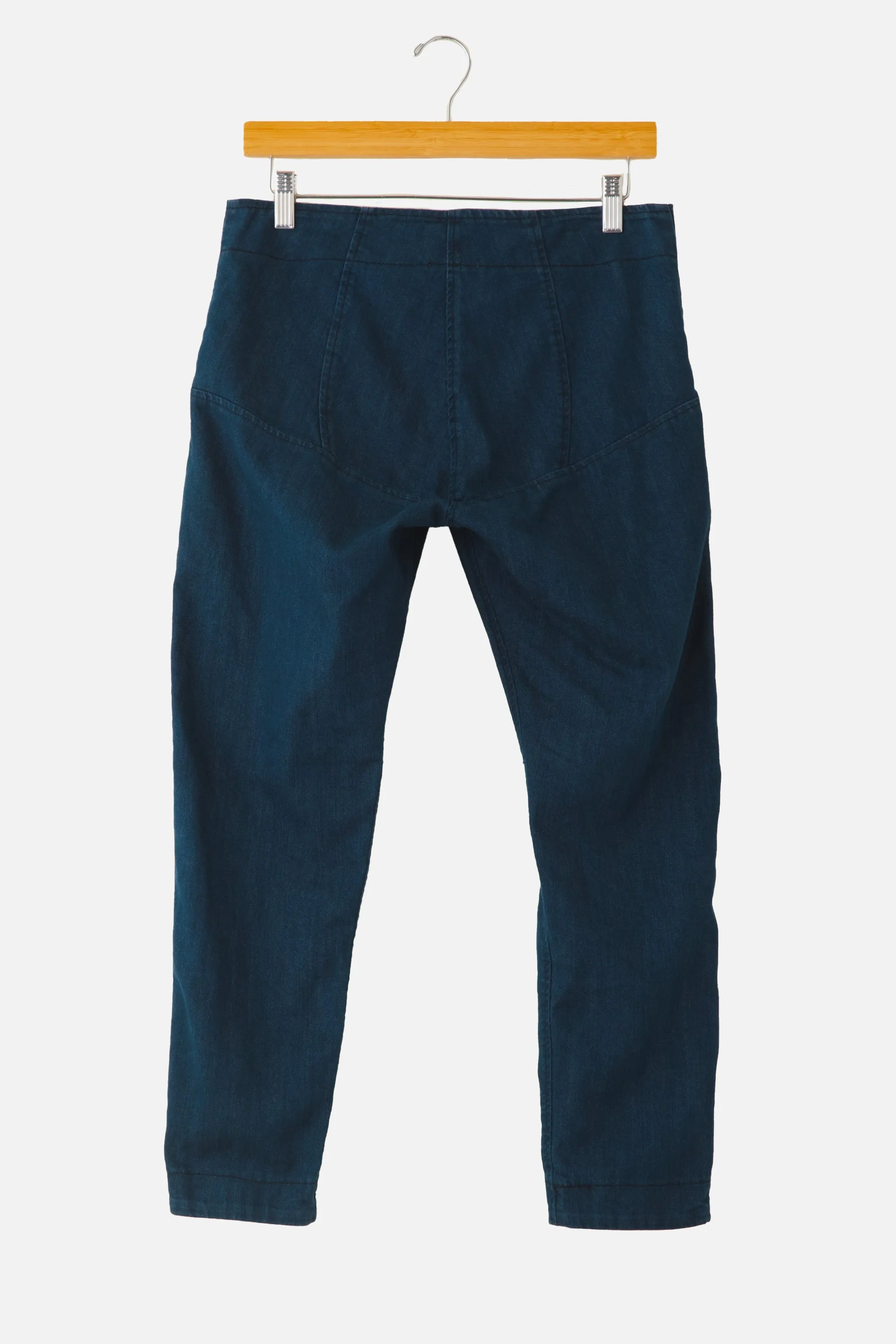 Girdle Capri in Denim Wash