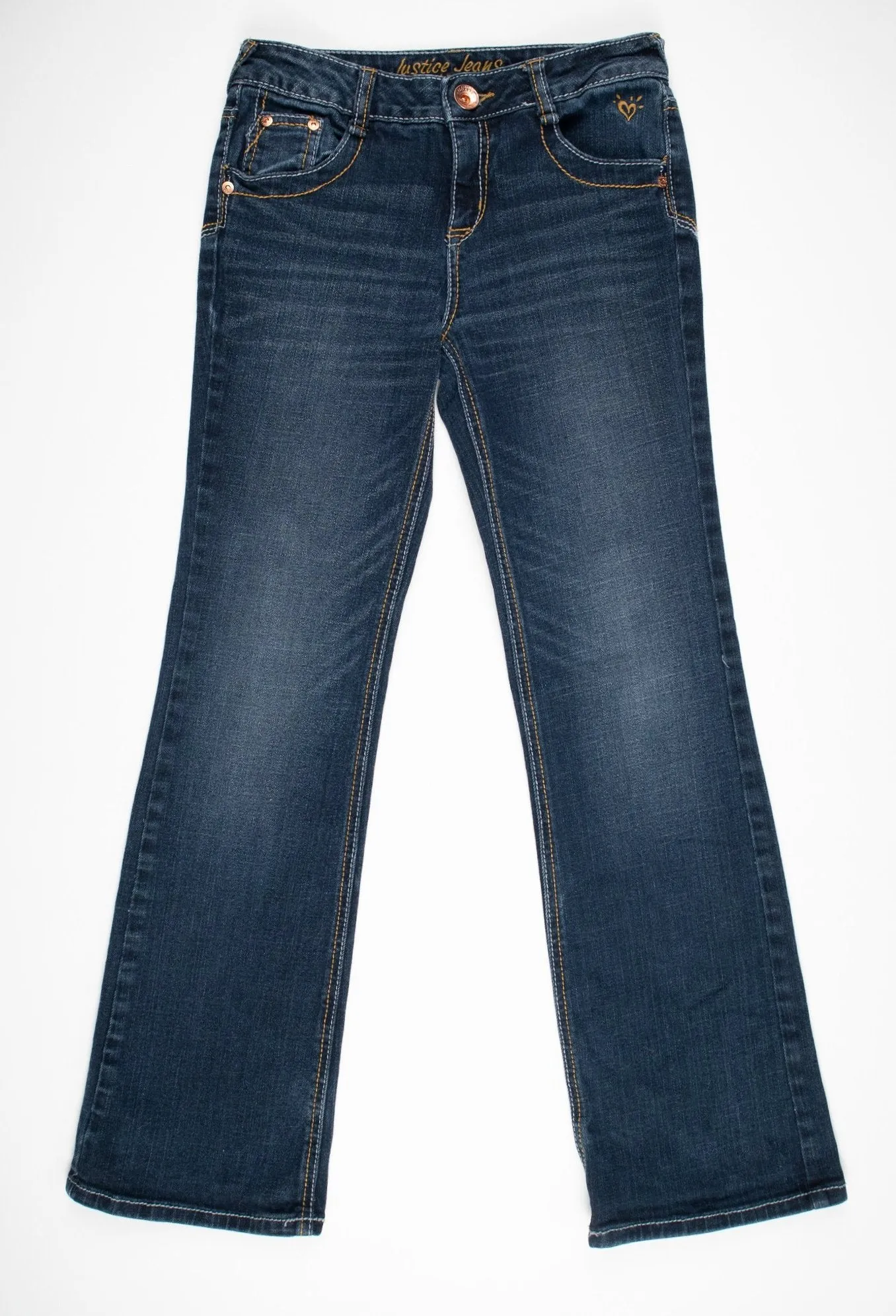 GIRL SIZE 12 YEARS - JUSTICE, Simply Low, Bootcut Jeans EUC B55