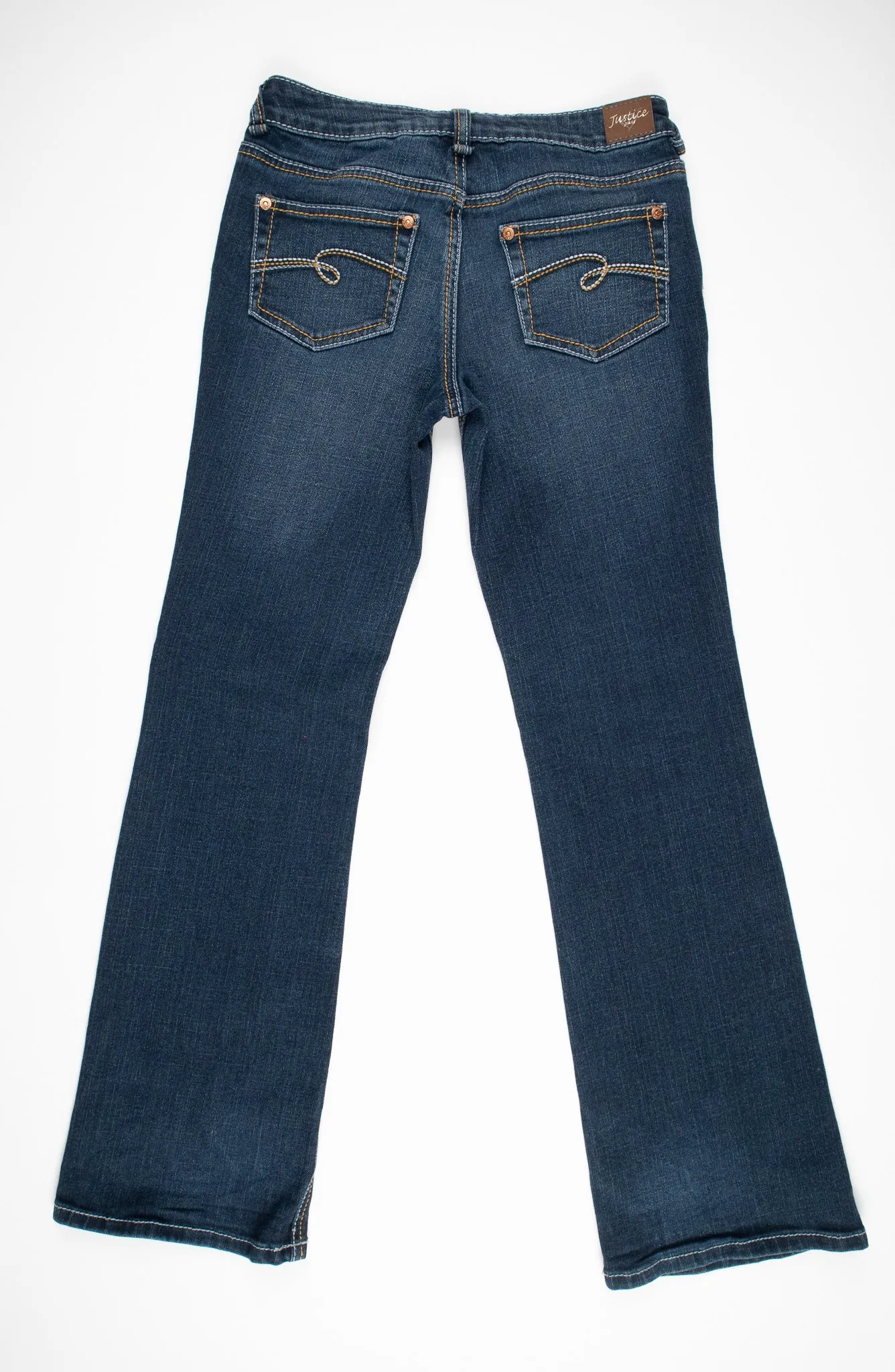GIRL SIZE 12 YEARS - JUSTICE, Simply Low, Bootcut Jeans EUC B55