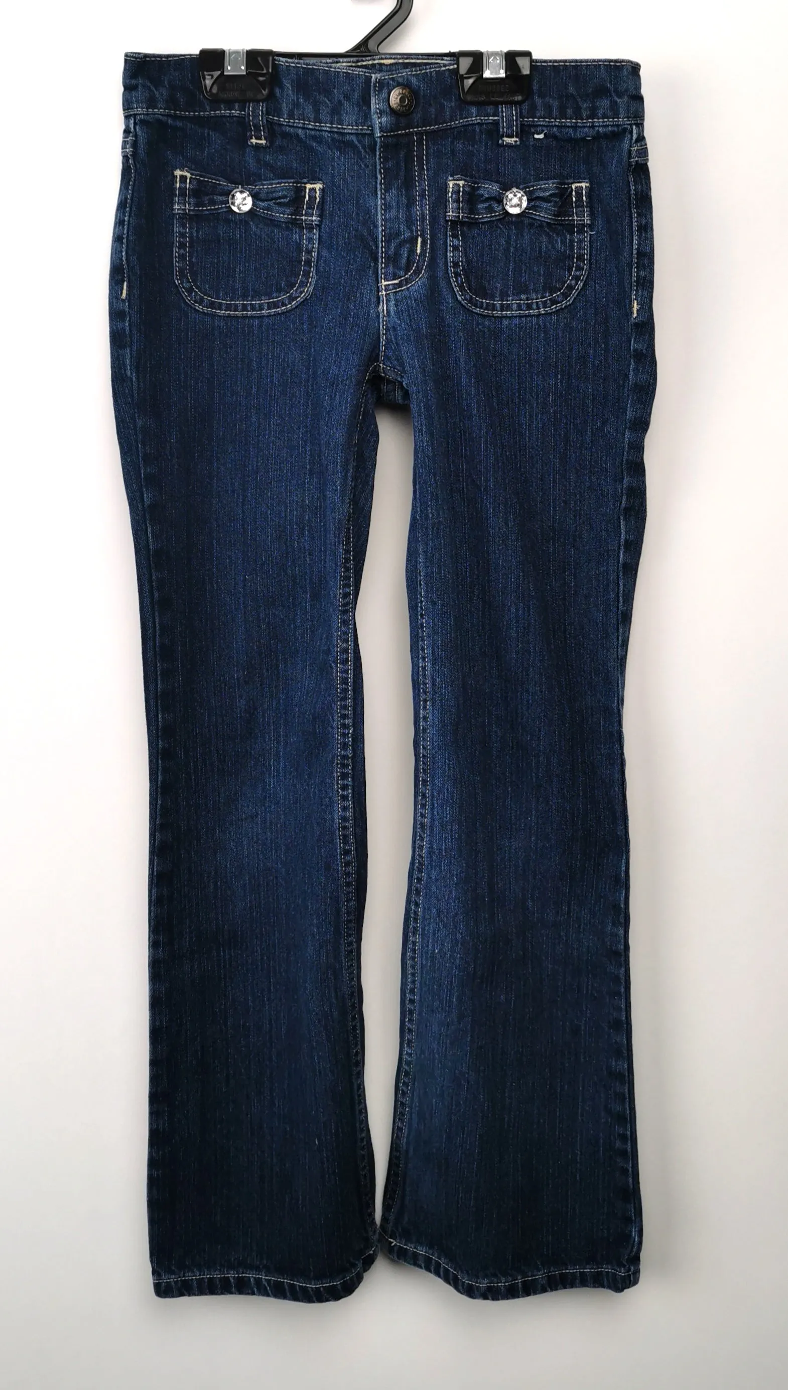 GIRL SIZE 8 YEARS - GYMBOREE, Darkwash, Bootcut Jeans EUC B55