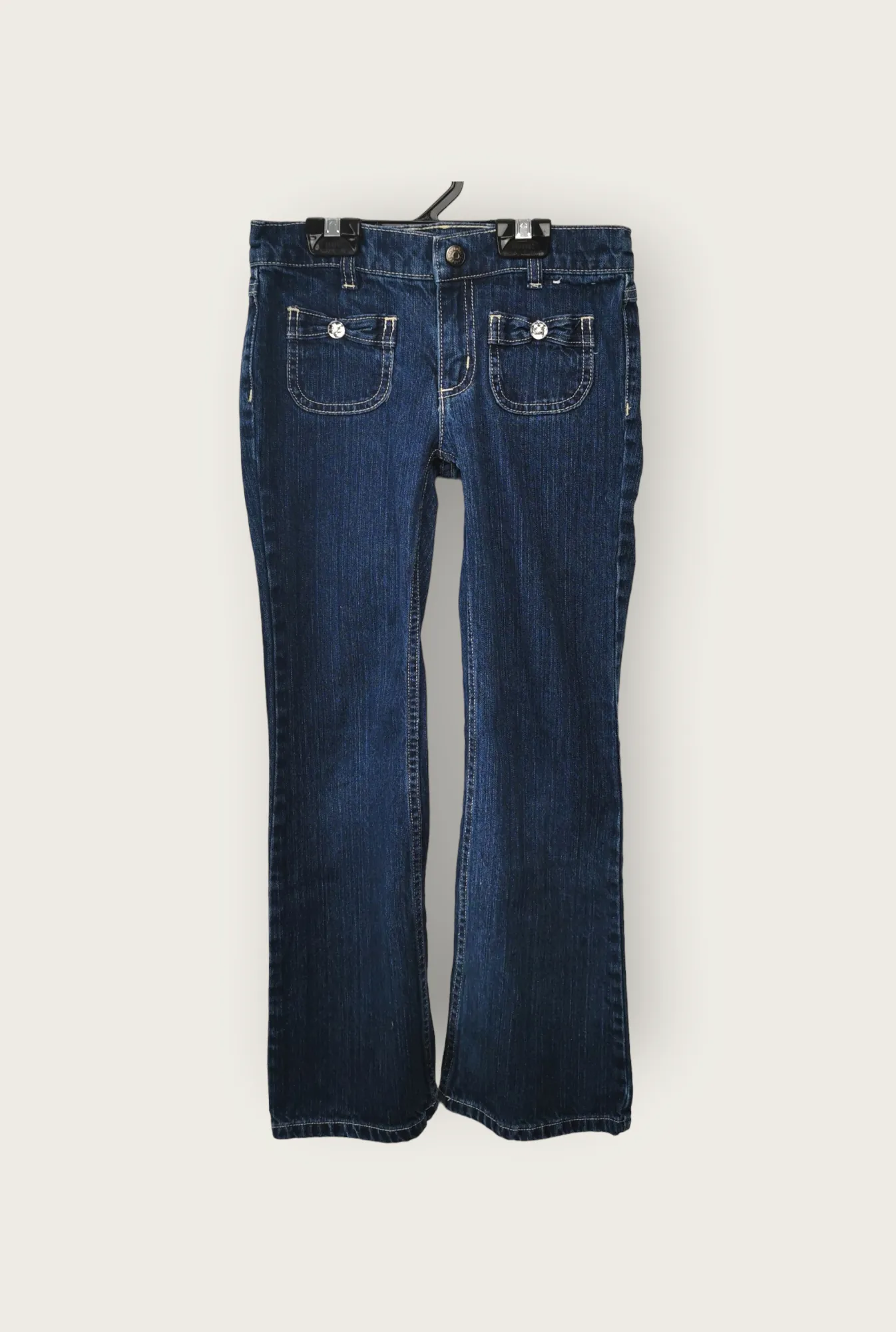 GIRL SIZE 8 YEARS - GYMBOREE, Darkwash, Bootcut Jeans EUC B55