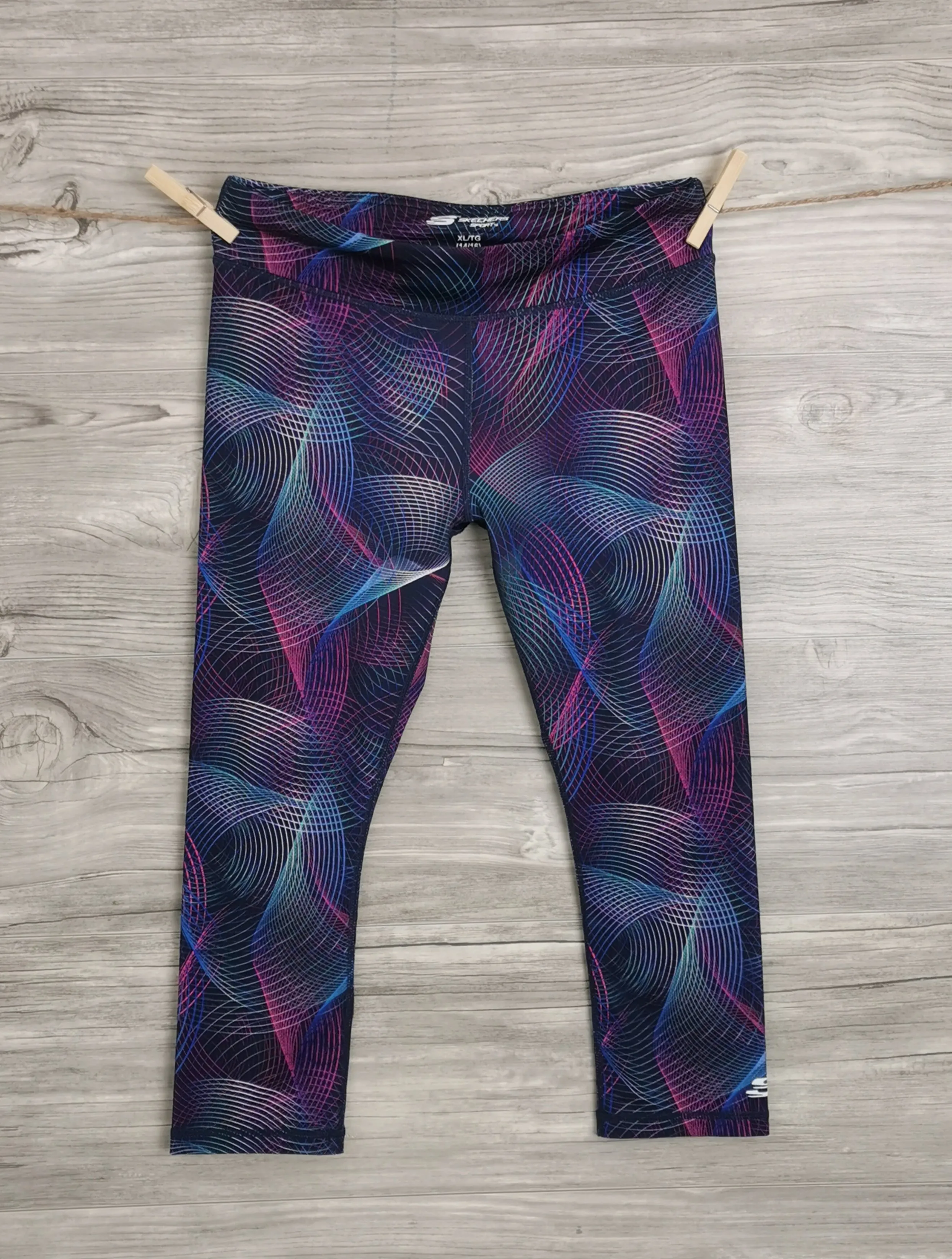 GIRL SIZE XL (14/16 YEARS) - SKECHERS, Sport Capri, Athletic Pants EUC B4
