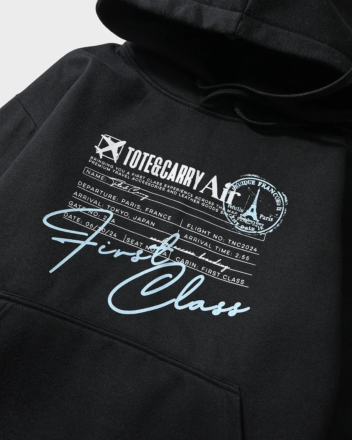 Globetrotter Hoodie & Sweats Set in Black