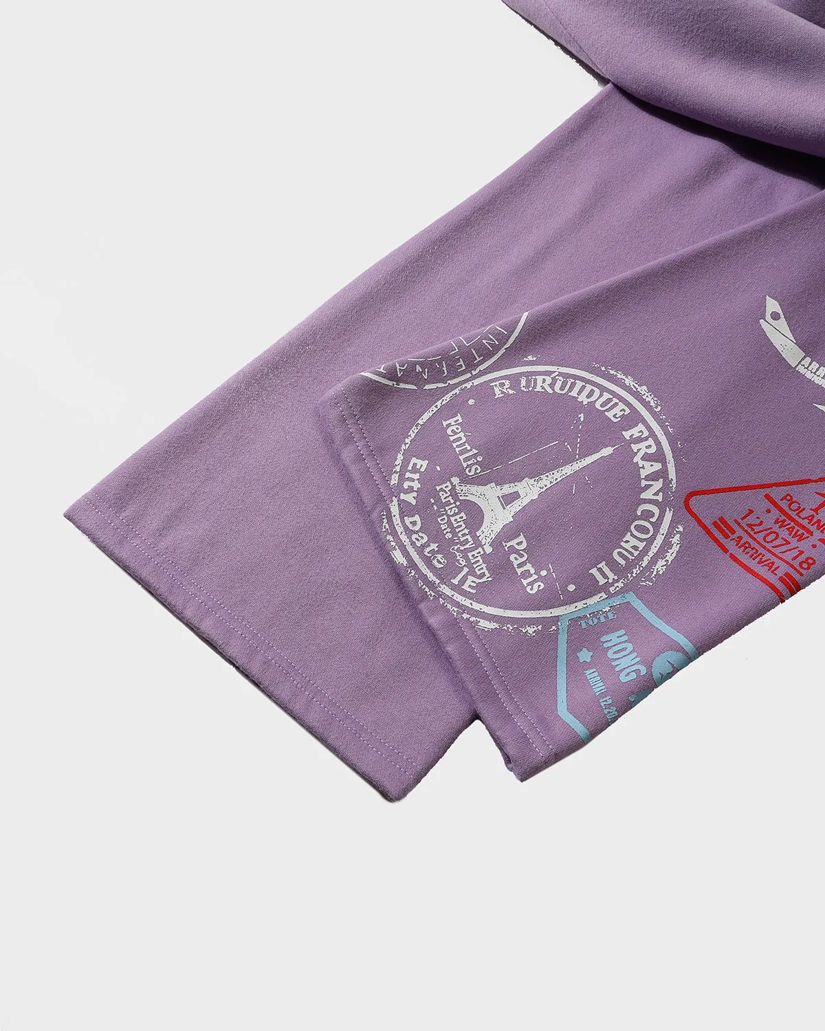 Globetrotter Hoodie & Sweats Set in Purple