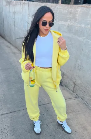 GOLDEN GLOW ZIP UP HOODIE