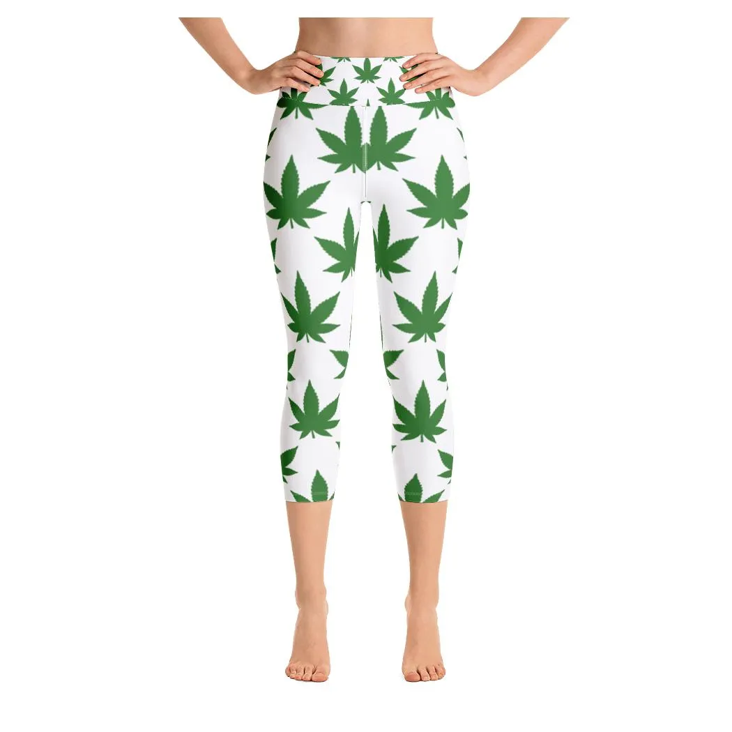 Green Bear Yoga Capris