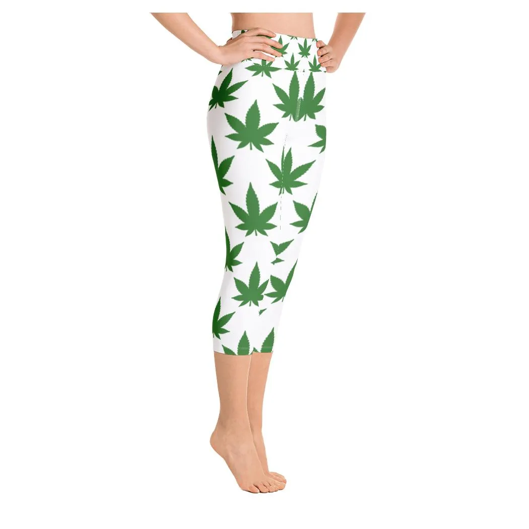 Green Bear Yoga Capris