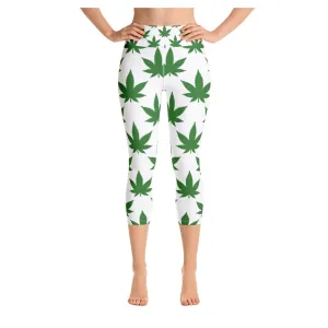 Green Bear Yoga Capris