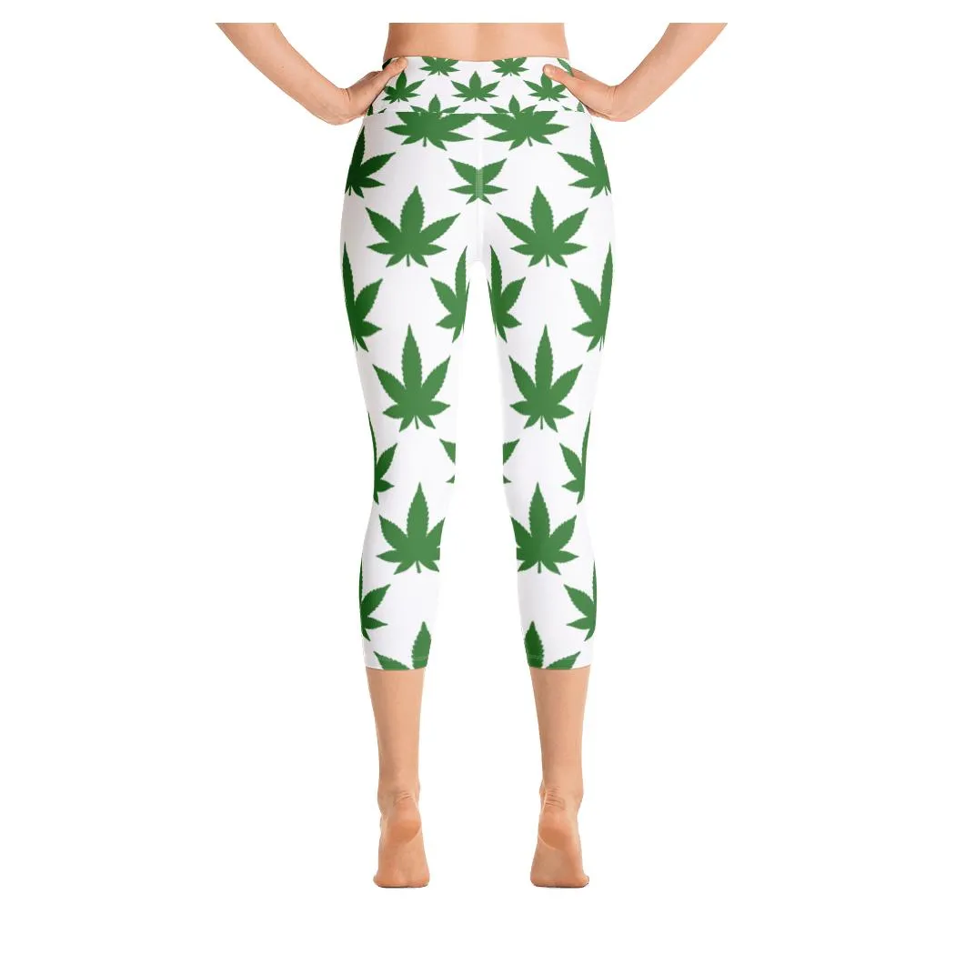 Green Bear Yoga Capris