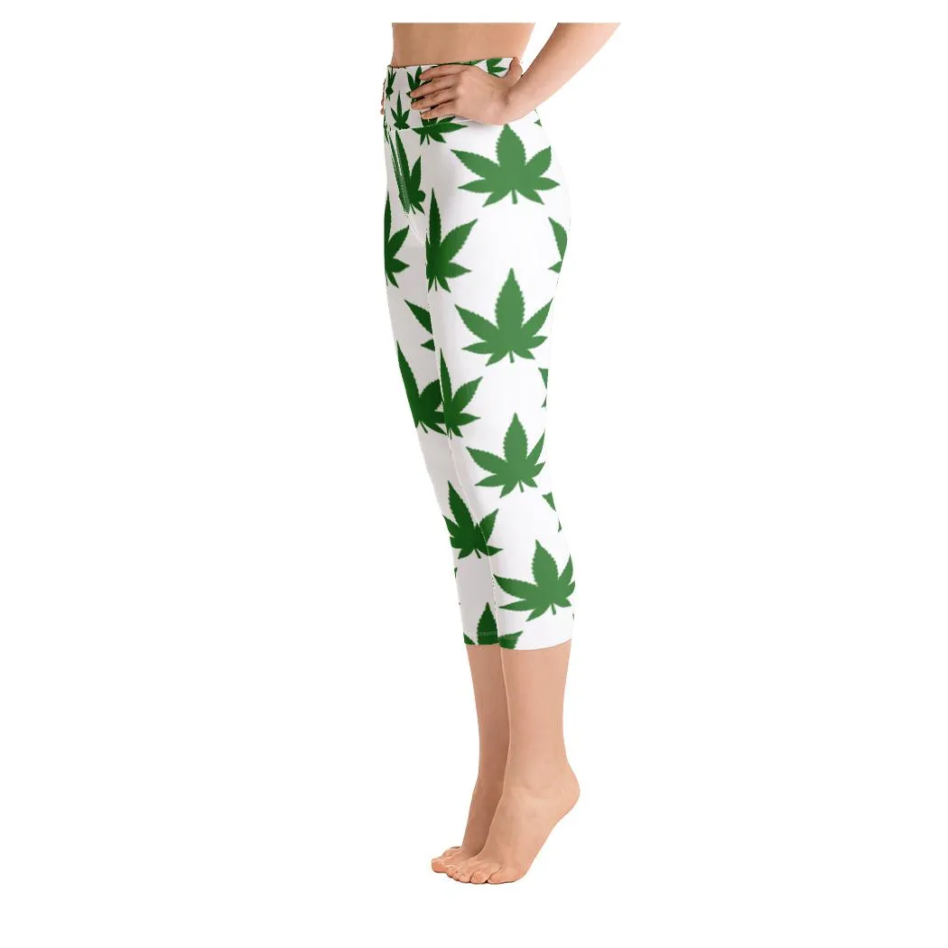 Green Bear Yoga Capris