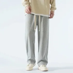 Grey Baggy Sweatpants Men