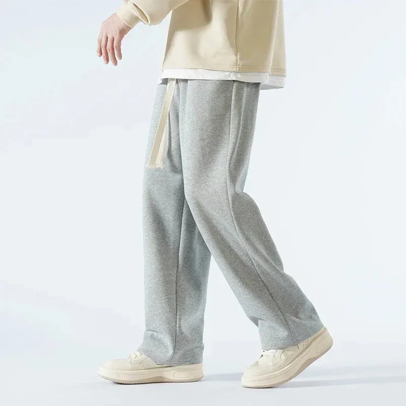 Grey Baggy Sweatpants Men