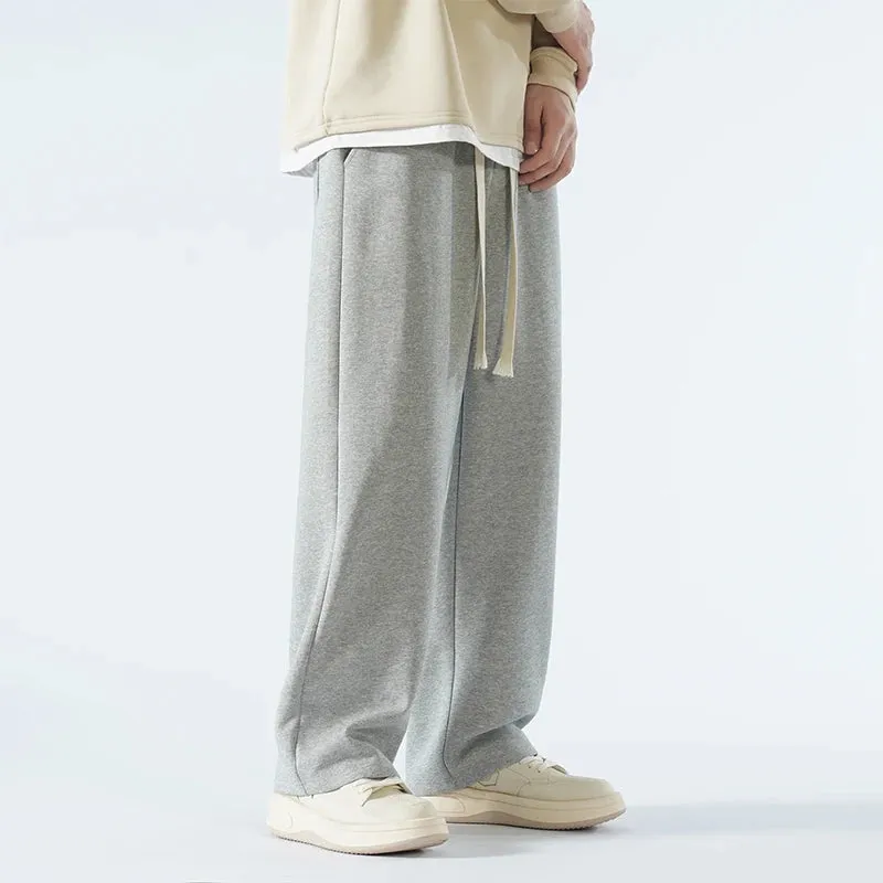 Grey Baggy Sweatpants Men