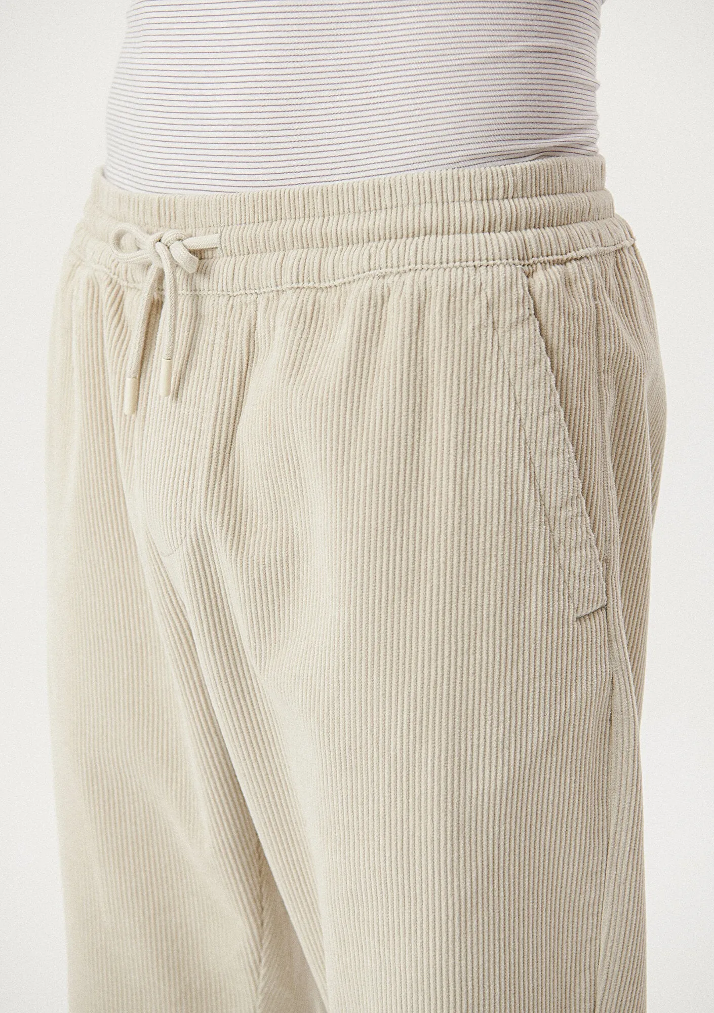 Grey Corduroy Pants