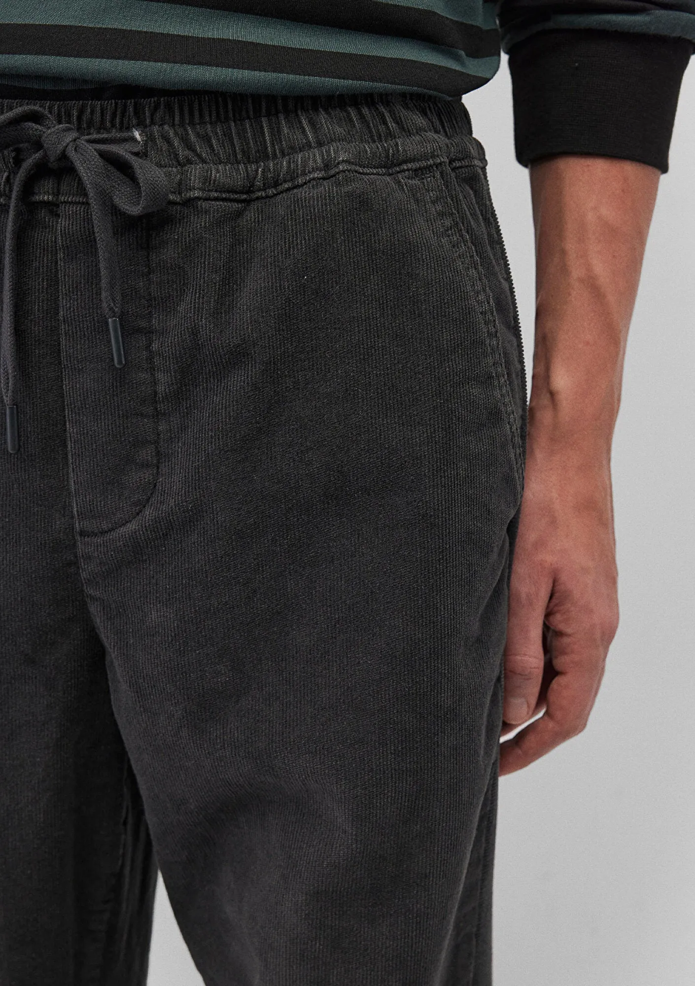 Grey Corduroy Pants