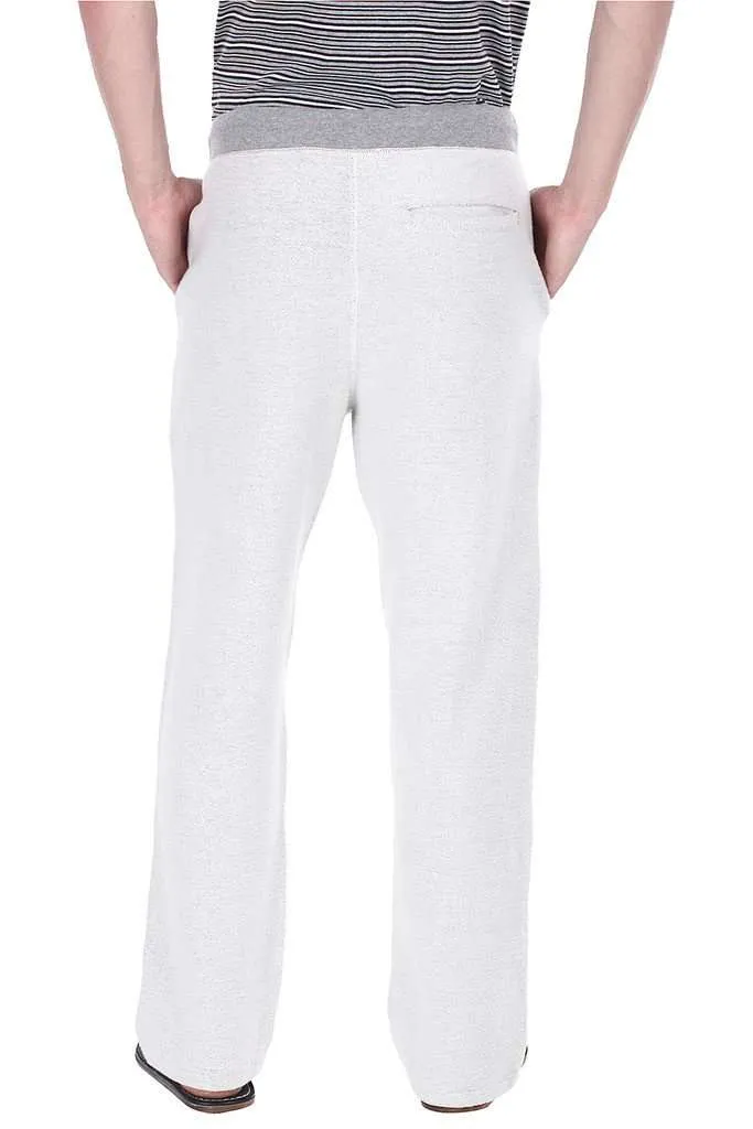 Grey Jacquard Fleece Sweatpants
