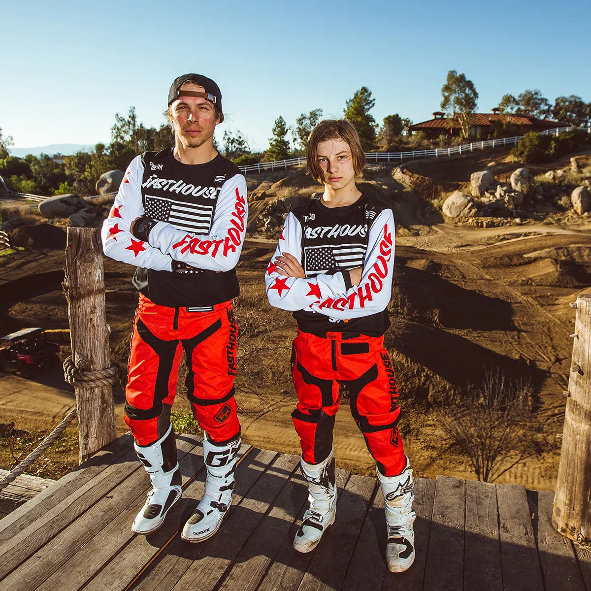 Grindhouse Pant - Red/Black