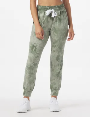Halfway Jogger: Moss Tie-Dye