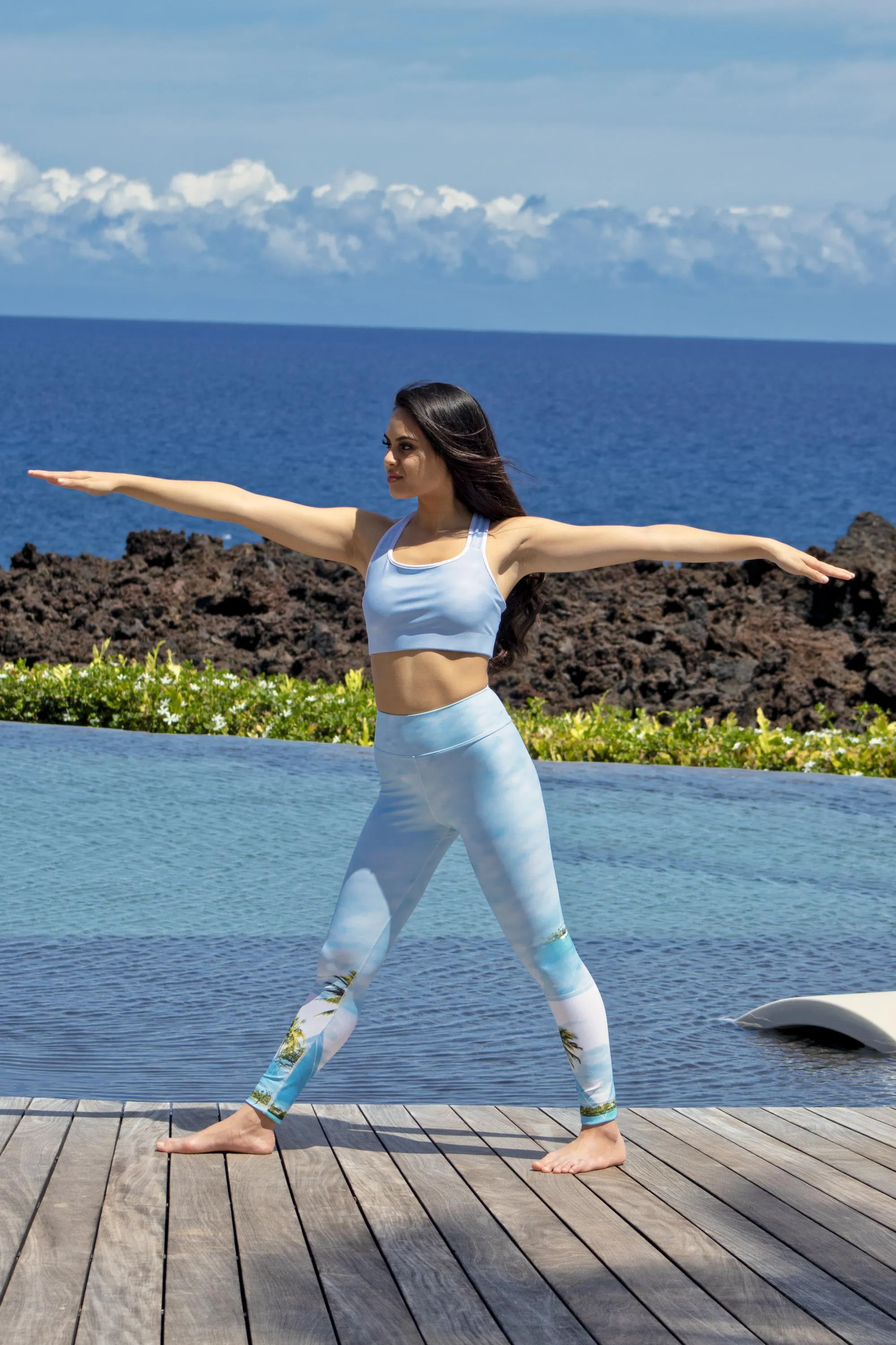 Hawaii Morning Sports bra
