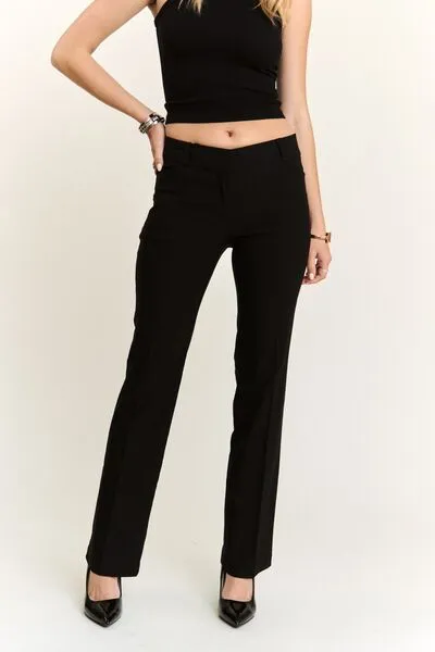 Hazel Blues® |  ADORA Regular Rise Slim Bootcut Pants