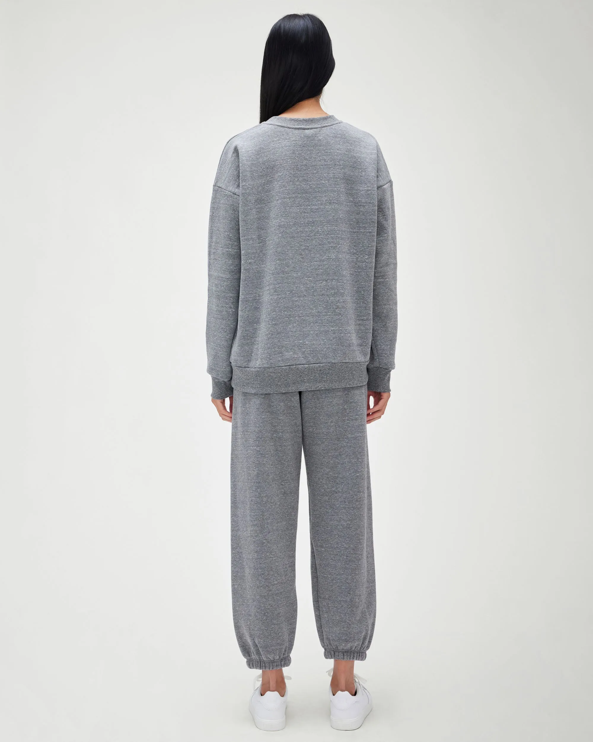 Heart Logo Sweatpants in Dark Heather Grey