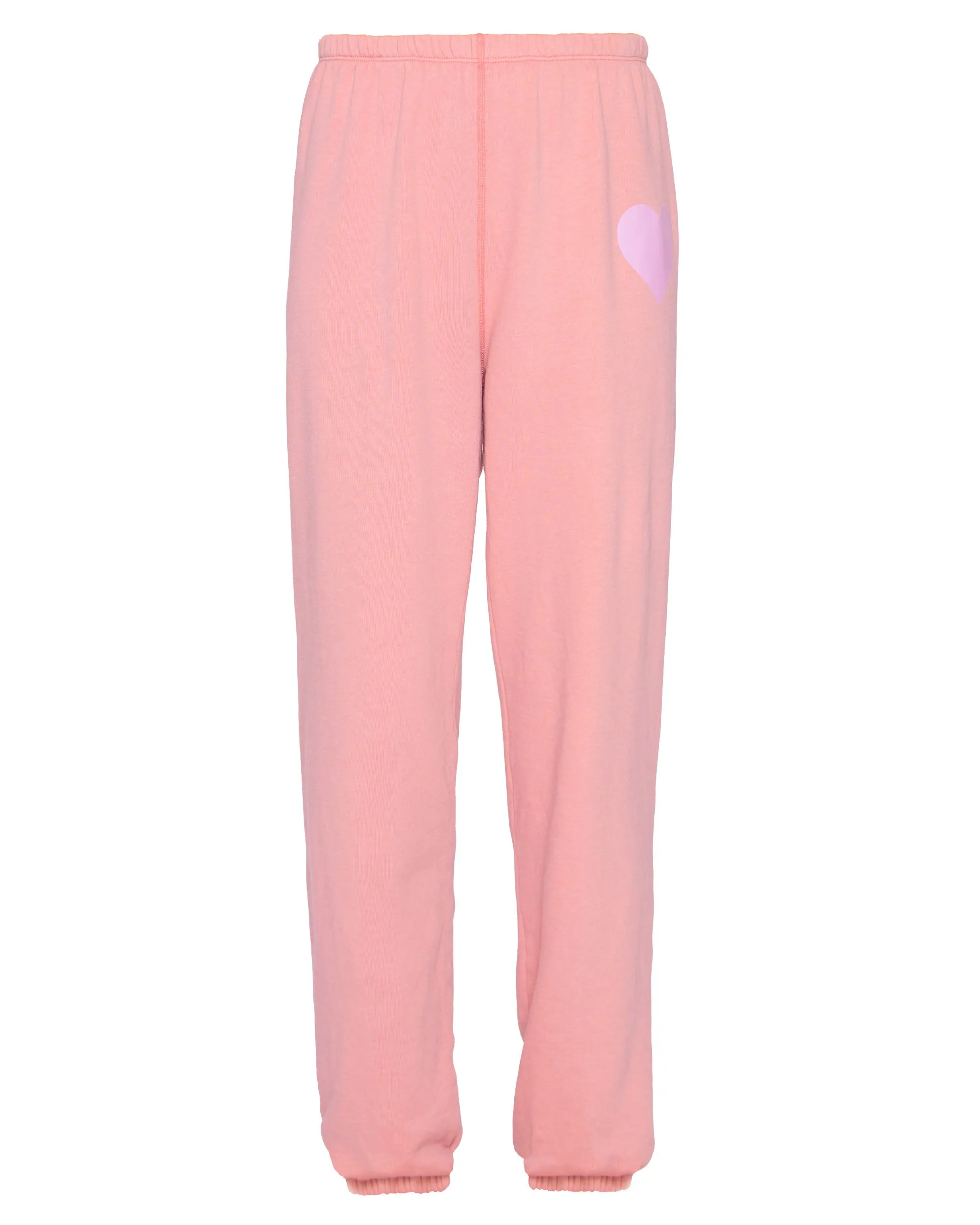 Heart Sweatpant in Camelia