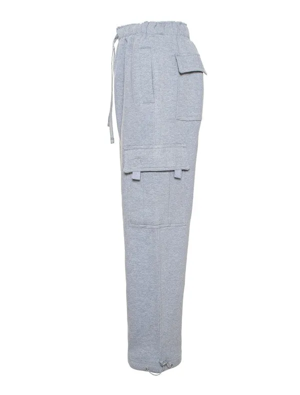 Heavyweight Fleece Cargo Mens Pants