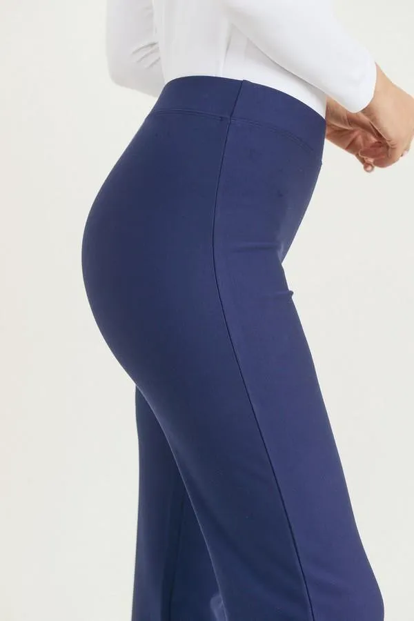 High-Rise Ponte Pant, Black