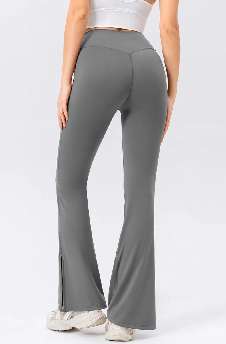 High Waisted Bootcut Flare Yoga Pants with Pockets