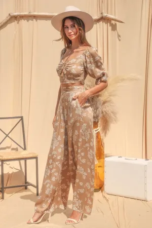 Honey Rye Palazzo Pant