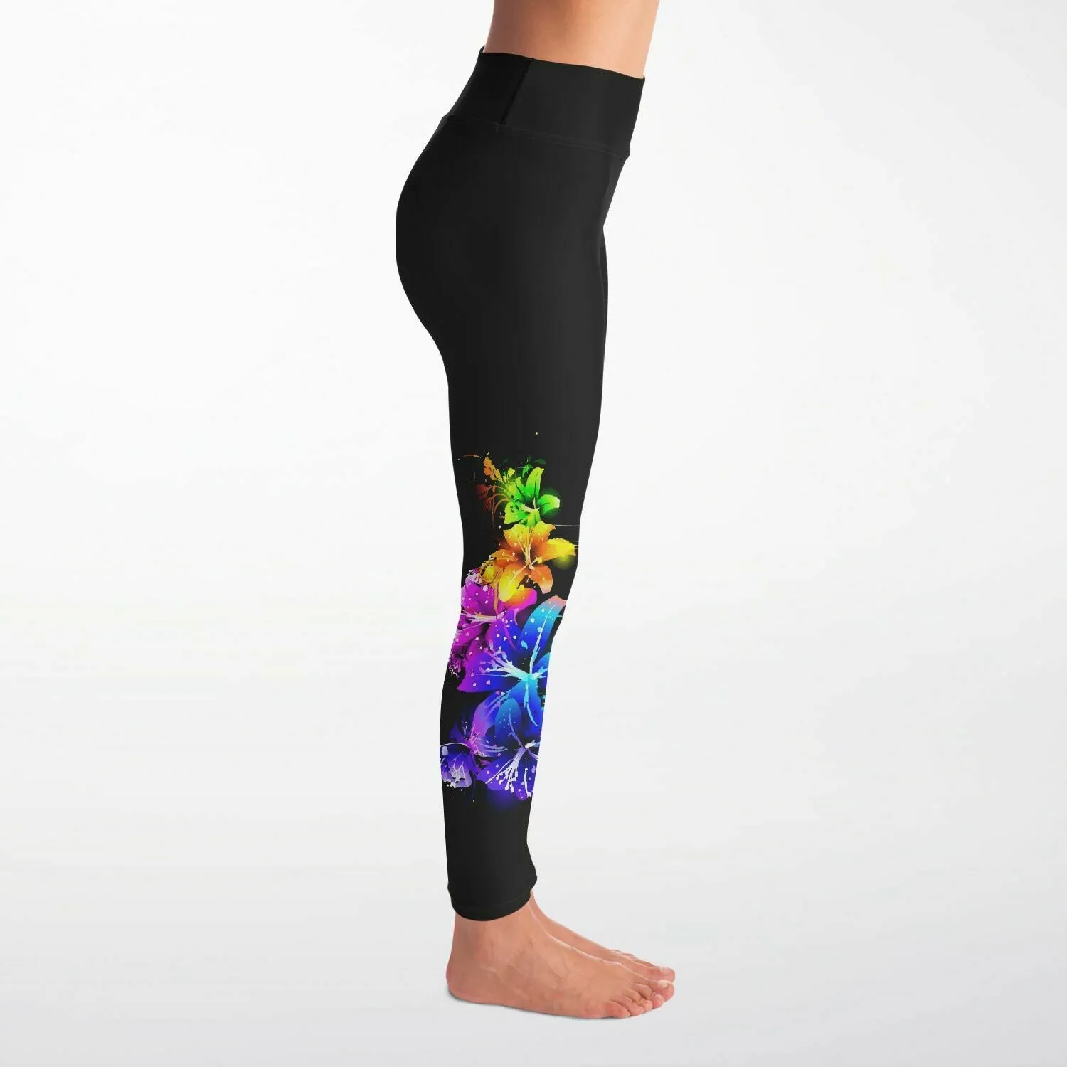 Honolulu Leggings Capri Length with Pockets- Ready to Ship