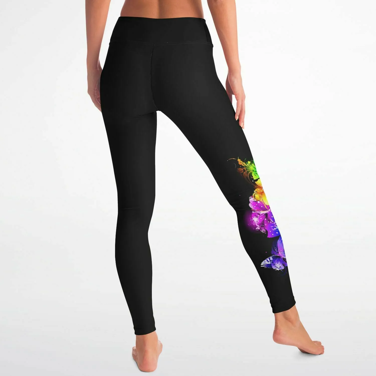 Honolulu Leggings Capri Length with Pockets- Ready to Ship