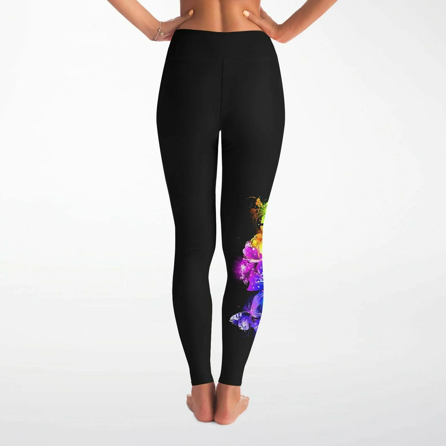 Honolulu Leggings Capri Length with Pockets- Ready to Ship