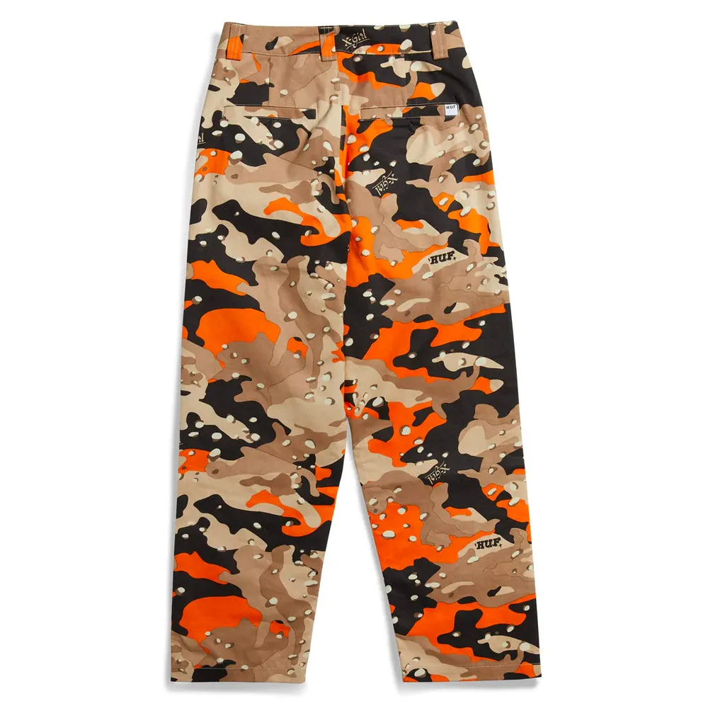 Huf - Big Ups Womens Skate Pants Camo