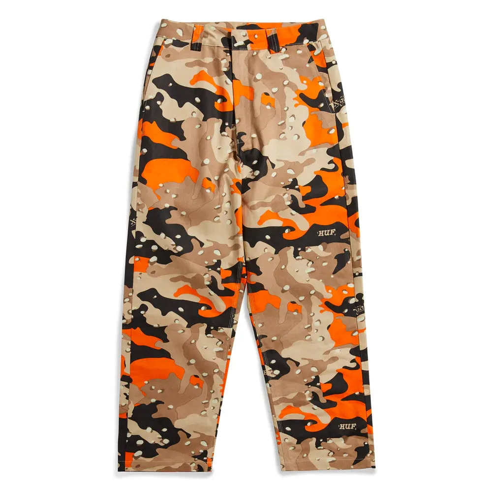 Huf - Big Ups Womens Skate Pants Camo