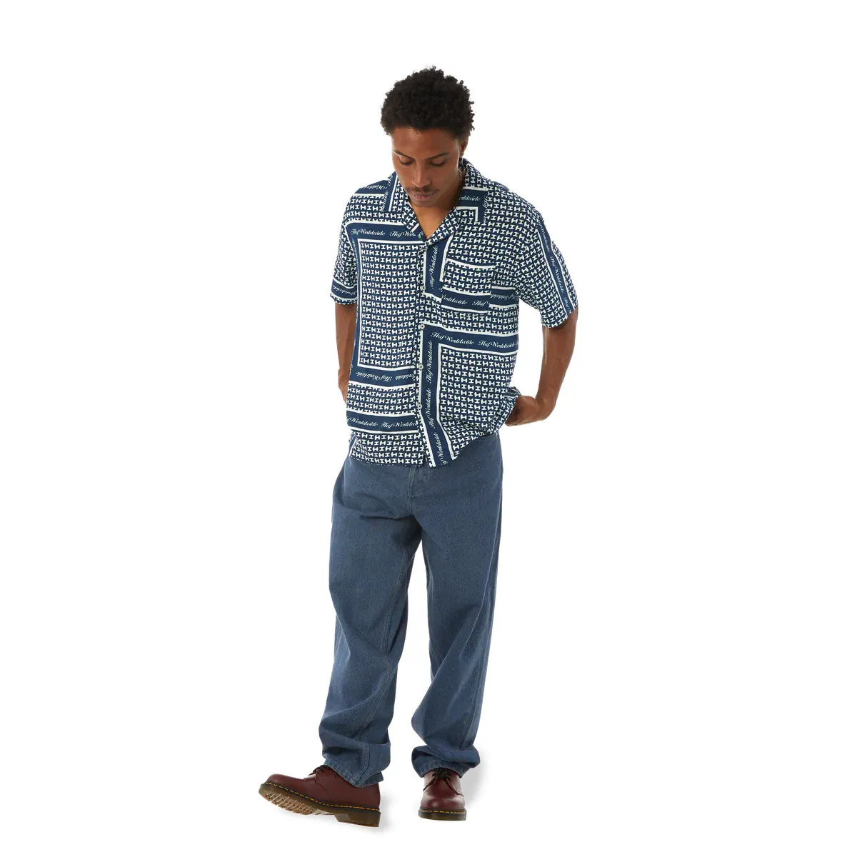 Huf - Cromer Washed Pants Blue Night