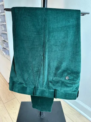 Hunter Green Corduroy Premium Pants
