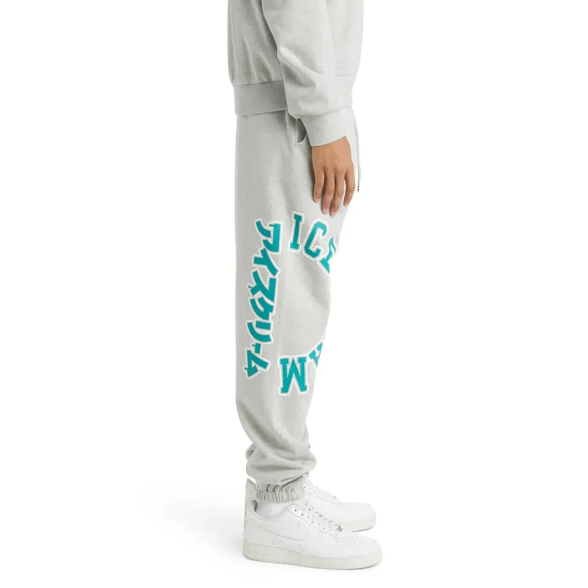ICECREAM Men Orientation Sweatpant Heather Grey
