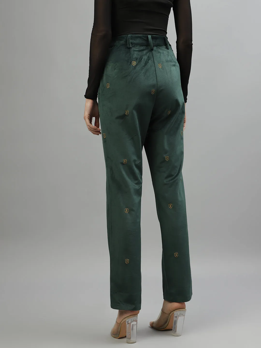 Iconic Women Solid Regular Fit Track Pants