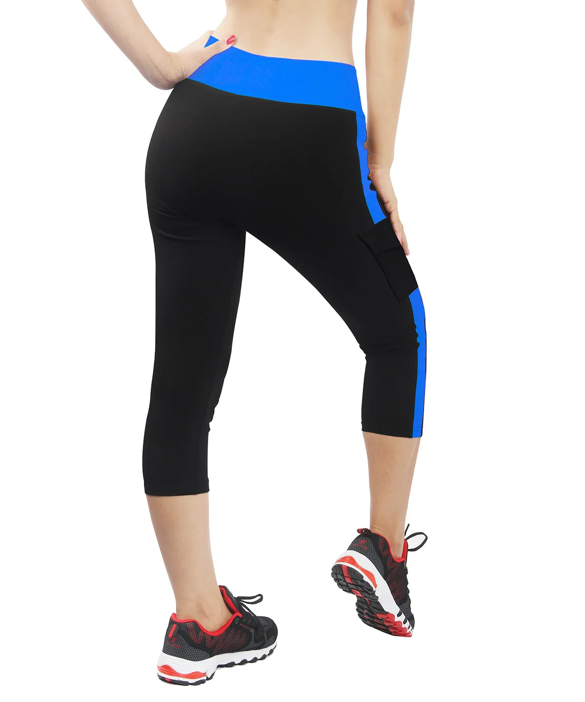 iLoveSIA Gym Pants Womens Summer Capri Tight Yoga Pants Motion Pants