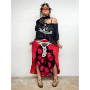 In Bloom Upcycled Kantha Pants