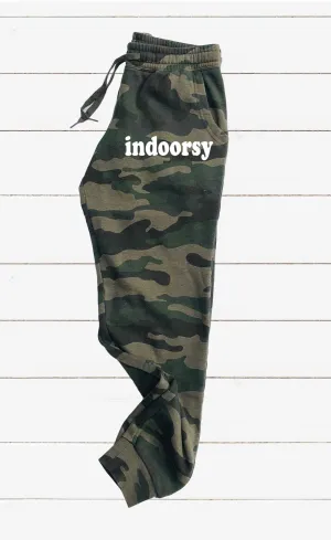 Indoorsy Graphic Women's Soft Washed Sweatpants